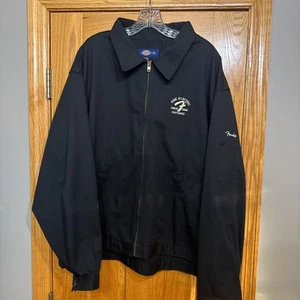 Fender Guitar Mechanic Jacket Canvas Black Size XXL Dickies Vintage - Picture 1 of 8