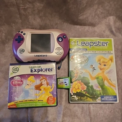 Leapster 2 With Games.   comes with 3 games  Works - Image 1 of 4