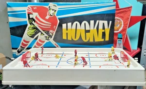 VINTAGE HOCKEY 1976 GRANDE GIOCO DA TAVOLO IGRA CHEMOPLAST CECOSLOVACCHIA SCATOLA HOKEJ - Foto 1 di 24