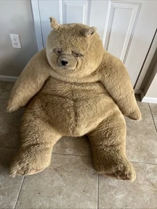 VTG 1995 Manhattan Toy Kodiak Bear Jumbo 40" Stuffed Animal Plush Huggable Décor - Picture 1 of 8