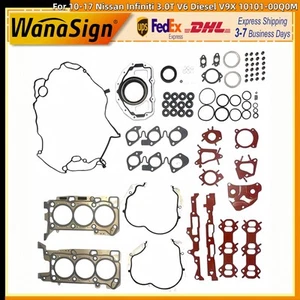 Juego de juntas de culata completa para 10-17 Nissan Infiniti 3.0T V6 diésel V9X 10101-00Q0M - Imagen 1 de 5