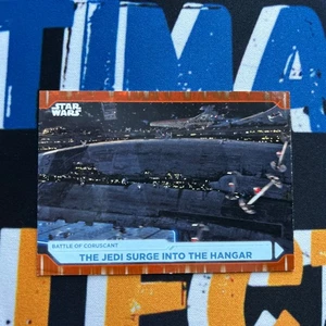 2021 Topps Star Wars Battle Plans The Jedi Surge Into The Hangar - Orange #/50 - Picture 1 of 3