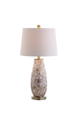 JONATHAN Y JYL1054A Verna 26.5" Seashell LED Table Lamp Coastal Contemporary ... - Image 1 of 4