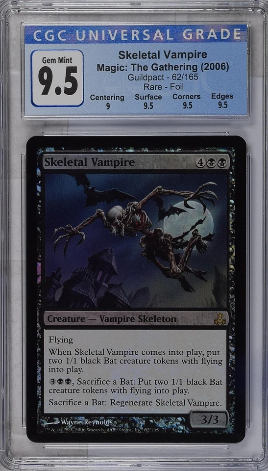 SKELETAL VAMPIRE Guildpact Foil Rare CGC 10 MTG [Nostalgium] - Image 1 of 2