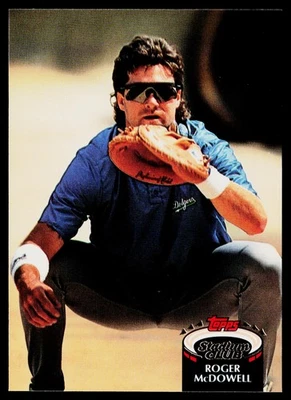 1992 Stadium Club #804 Roger McDowell Los Angeles Dodgers - Image 1 of 2