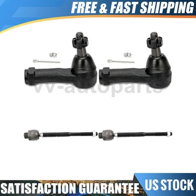 4 extremos de barra de amarre de dirección interior exterior para Dodge Durango 2004-2006 Foto 1 de 4