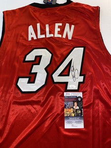 ray allen autographed jersey