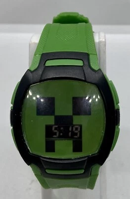 ACCUTIME Kids Teens Watch Minecraft New  Battery Time/Day/Date/light Show - Image 1 of 4