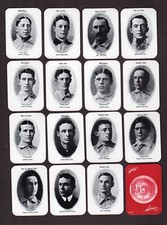 1906 Fan Craze NATIONAL LEAGUE WG-2 Baseball card REPRINT SET | ALL 47 cards