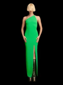 AUTÉNTICO Vestido Maxi Solace London The Petch en Verde Brillante Reino Unido 481012 - Imagen 1 de 6