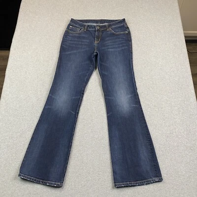 Jeans London Jean para mujer 6 30x30,5 corte bota elástico lavado oscuro solapa bolsillo occidental Foto 1 de 4