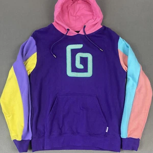 Karl Jacobs Enchantment Hoodie Mens Medium Multicolor Pullover Sweatshirt - Picture 1 of 12