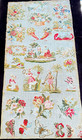 Antique 19th Century Hand Embroidered German Motif Sampler  ZZ448