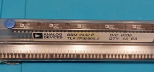 SSM 2402P SSM2402P ANALOG DEVICES DUAL ANALOG SWITCH audio 14pin genuine (NEW) - Picture 1 of 3