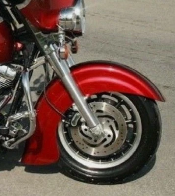 Guardabarros Harley Davidson Yamaha Honda 21" pulgadas estilo indio Roadstar Flh Fl Vtx Foto 1 de 4