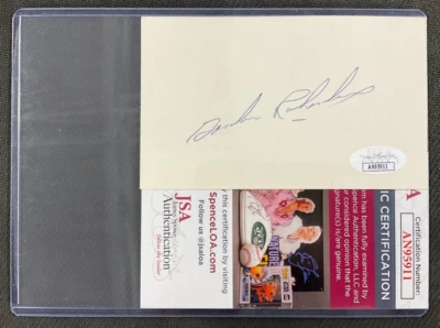 Gordon Richardson Signed Index Card JSA Certified AUTO SL Cardinals/NY Mets MLB! - Image 1 of 4