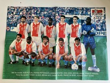 Vintage BOING poster from the 90's - Ajax - Frank De Boer, Aaron Winter ++