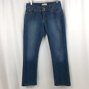 Twenty X Jackson Women's 7/8 Blue Denim Western Boot Cut Rodeo Jeans - Picture 1 of 8