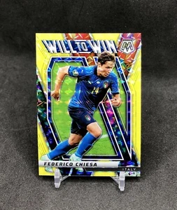 2021-22 Mosaic FIFA Road To World Cup Federico Chiesa /10 “WILL TO WIN” SSP #29 - Picture 1 of 16