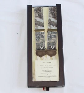 De colección Nuevo TRAFALGAR Tirantes Estancias EDICIÓN LIMITADA Animales Safari En Peligro Nuevo en Caja - Imagen 1 de 4