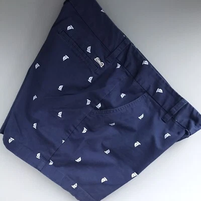 Le Tigre Sailboat Mid Rise Nautical Retro Preppy Chino Short 10 Blue Classic - Image 1 of 4