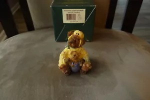 Boyds Bears Resin Alouysius Quackenwaddle and Lil Crackles Special Occasion - Picture 1 of 16