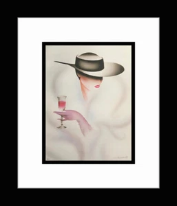 ERIK FREYMAN • Custom Framed Plate Signed "SENSUALITE" Art Print - Picture 1 of 1