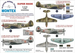 Montex K32150 P-40K masks - Picture 1 of 1