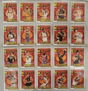 COMPLETE YOUR NET MARVELS PRESS PROOF SILVER SET 2021-22 Donruss Basketball - Picture 1 of 1