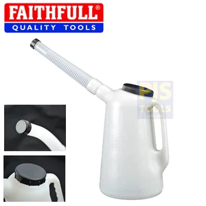 Faithfull FAIOP2 2ltr oil & fluids jug container with lid & flexible spout - Picture 1 of 1