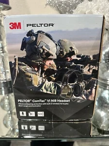3M peltor ComTac VI NIB full duplex headset MT20H682FB-09N CY - Picture 1 of 18