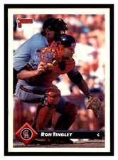 1993 Donruss #621 RON TINGLEY California Angels ~D2K