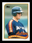 1989 Topps Craig Biggio #49 Rookie Card RC Houston Astros  ID: 6621