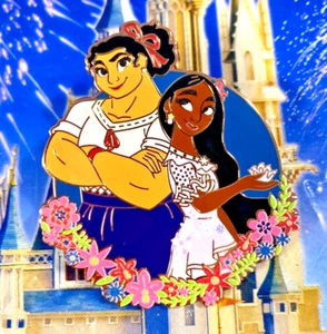 🥰 Pin Encanto Booster 2022 154936 Pin Luisa e Isabela Madrigal Familia Disney - Imagen 1 de 2