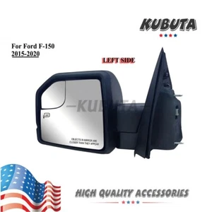 Driver Left Side Mirror Power Heated Glass with Lamp for 2016 to 2020 Ford F-150 - Picture 1 of 13