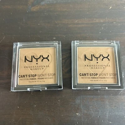NYX CSWSM09 Deep Mattifying Powder .21 oz NEW! Lot of 2 - Image 1 of 4