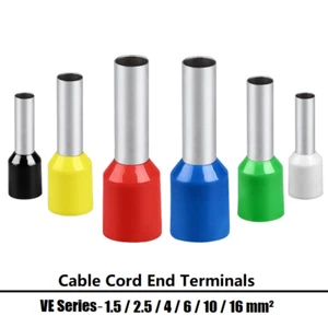 Terminales de extremo de cable, terminal de férulas de enlace de arranque de entrada única 1,5 mm² - 16 mm² - Imagen 1 de 7