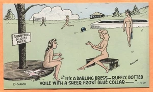 Beautiful Country Here de Collins Nudism Promoción por Cardco Serie 1956 - Imagen 1 de 4