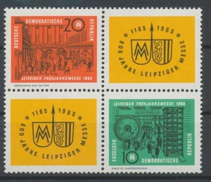 DDR Michel No. 1012 - 1013 postfrisch Viererblock - Picture 1 of 1