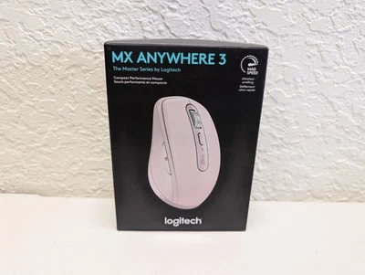 Logitech MC Anywhere 3 Mouse Ultra Fast Scrolling Pink Color New Sealed - Image 1 of 3