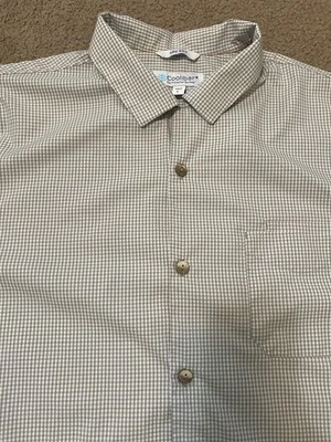 Camisa Coolibar Hombres Grande UPF 50 Bronceada Cuadros Protección Solar Safari Campamento Camisa *LEER Foto 1 de 4