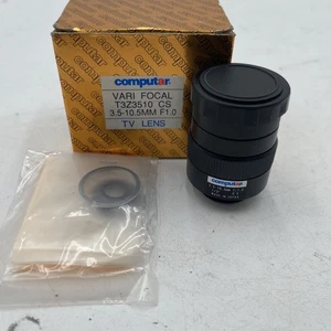 NEW GENUINE COMPUTAR VARI FOCAL TG3Z3510FCS 3.5-10.5MM F1.0 TV LENS - Picture 1 of 7