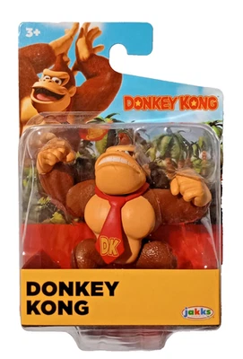 Jakks Pacific World of Nintendo Wave 1 DONKEY KONG 3" Mini Figure NEW 2025 - Image 1 of 3