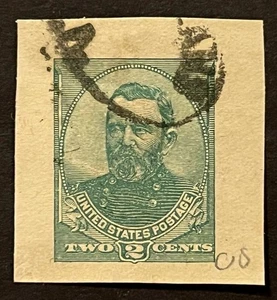 Travelstamps: US Stamps Scott #U293 - 2c Grant Cut Square Used - Picture 1 of 5