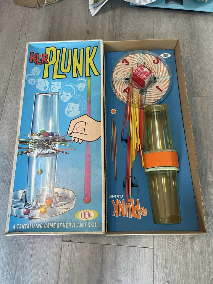 KerPlunk Board Game 1967 Ideal Complete Original Vintage Ker-Plunk Superb Cond - Image 1 of 4
