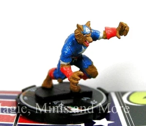 Captain America ~ CAPWOLF #061 Heroclix CHASE rare werewolf miniature w/card - Picture 1 of 1