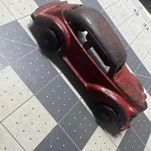 Arcade Cast Iron Car # 1431 • Original Red Paint 5" Long - Bild 1 von 7
