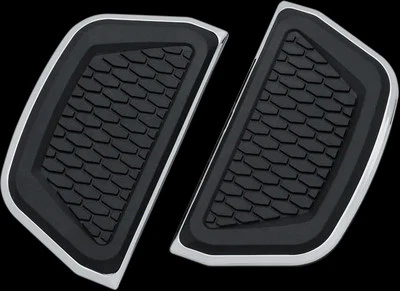 Kuryakyn Chrome Hex Passenger Floorboard Pair  Heritage Softail Classic 00-17 - Изображение 1 из 4