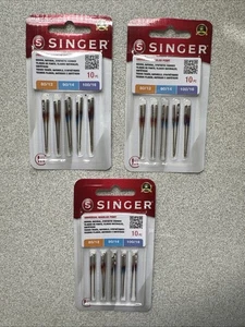 AGUJAS OVERLOCKER MÁQUINA DE COSER SINGER Mixtas 2022 14SH,14T,14HD,S14-78 Serger - Imagen 1 de 3