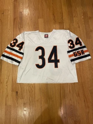 Camiseta de fútbol recortada vintage de los Chicago Bears Walter Payton talla XL Wilson Foto 1 de 4